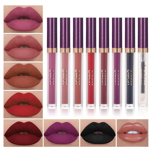 7pcs matte liquid lipstick - 7pcs,
